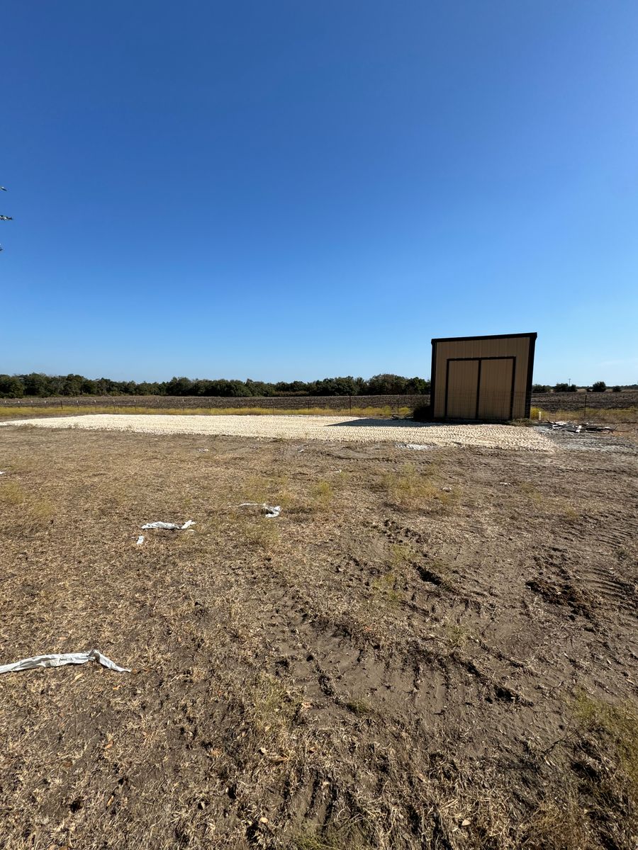 Gravel and dirt work for Marek Land Services in  Austin,  Texas