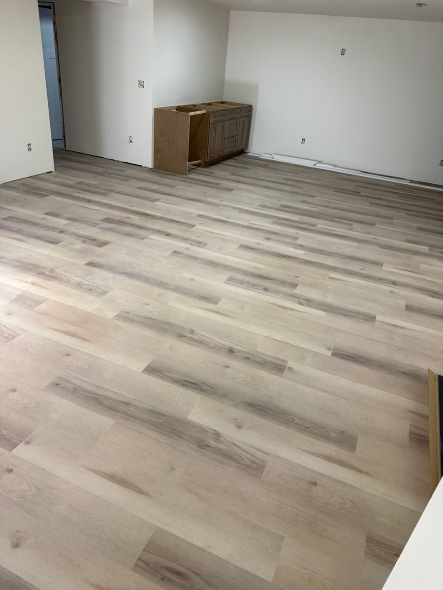 Floor Installation for CJL Flooring in Post Falls, ID