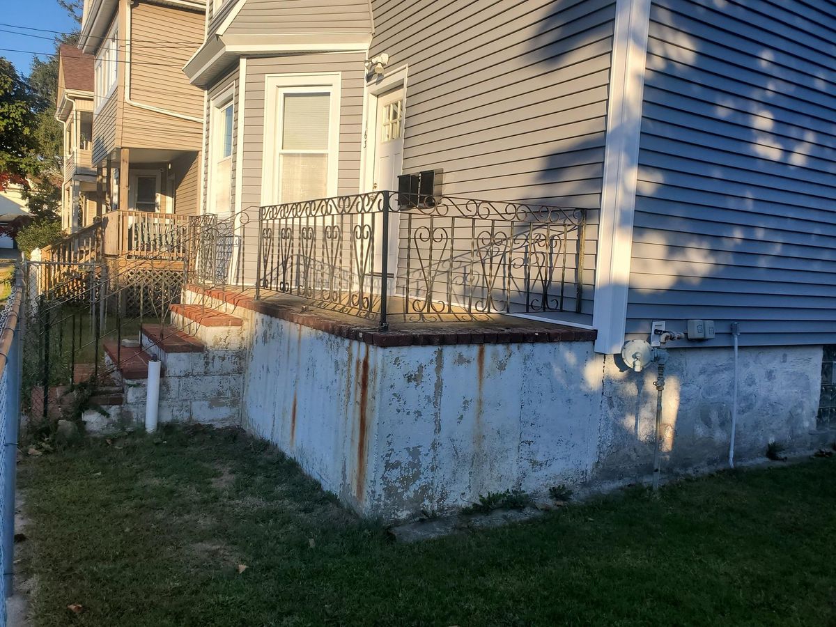 Step Installation for James T. Coughlan Restoration in Brockton, MA