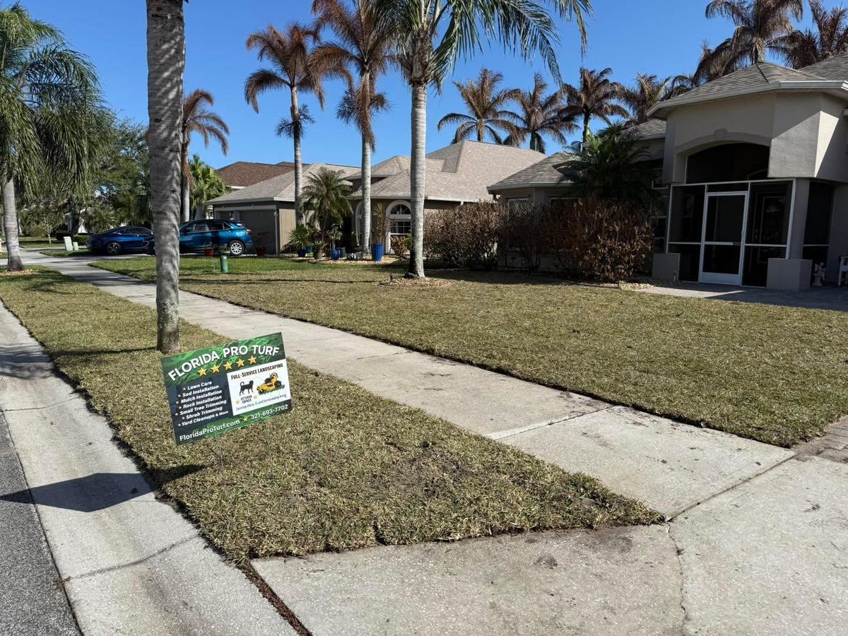 Sod Installation for Florida Pro Turf in Rockledge, FL
