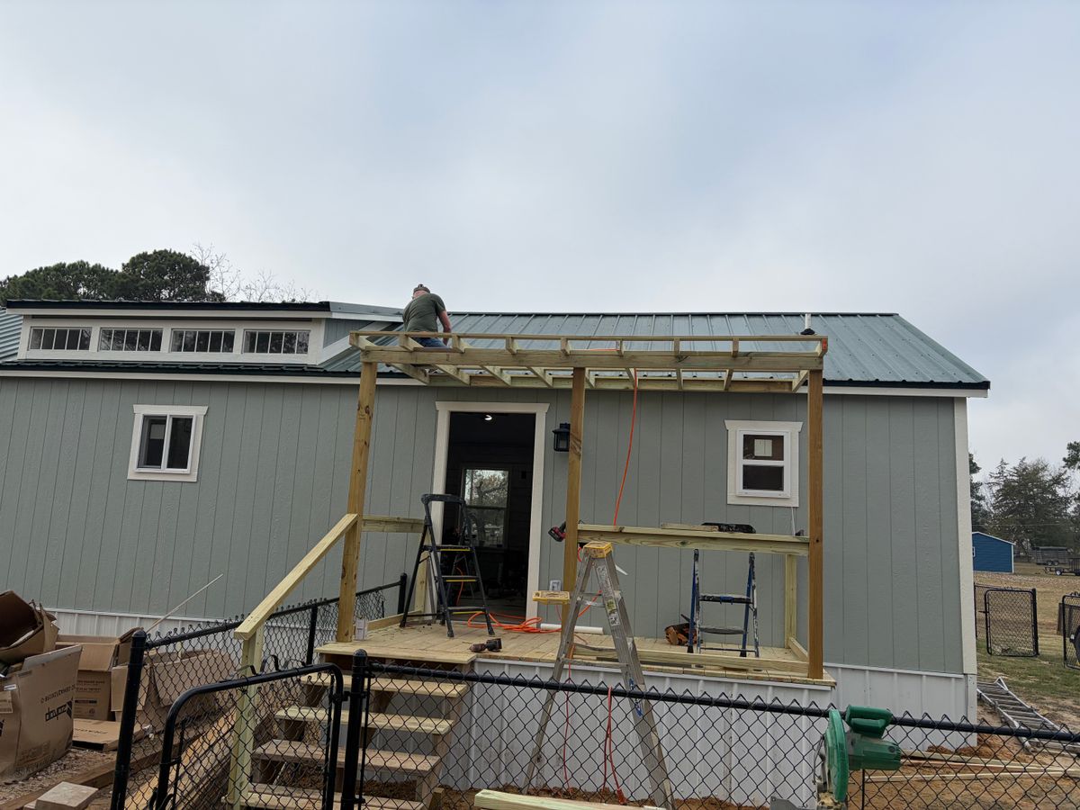 Deck & Patio Installation for Jones Construction & Flooring in Bogata, TX
