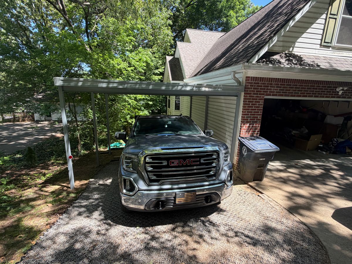 Carports for D Bolton Roofing in Dayton, TN