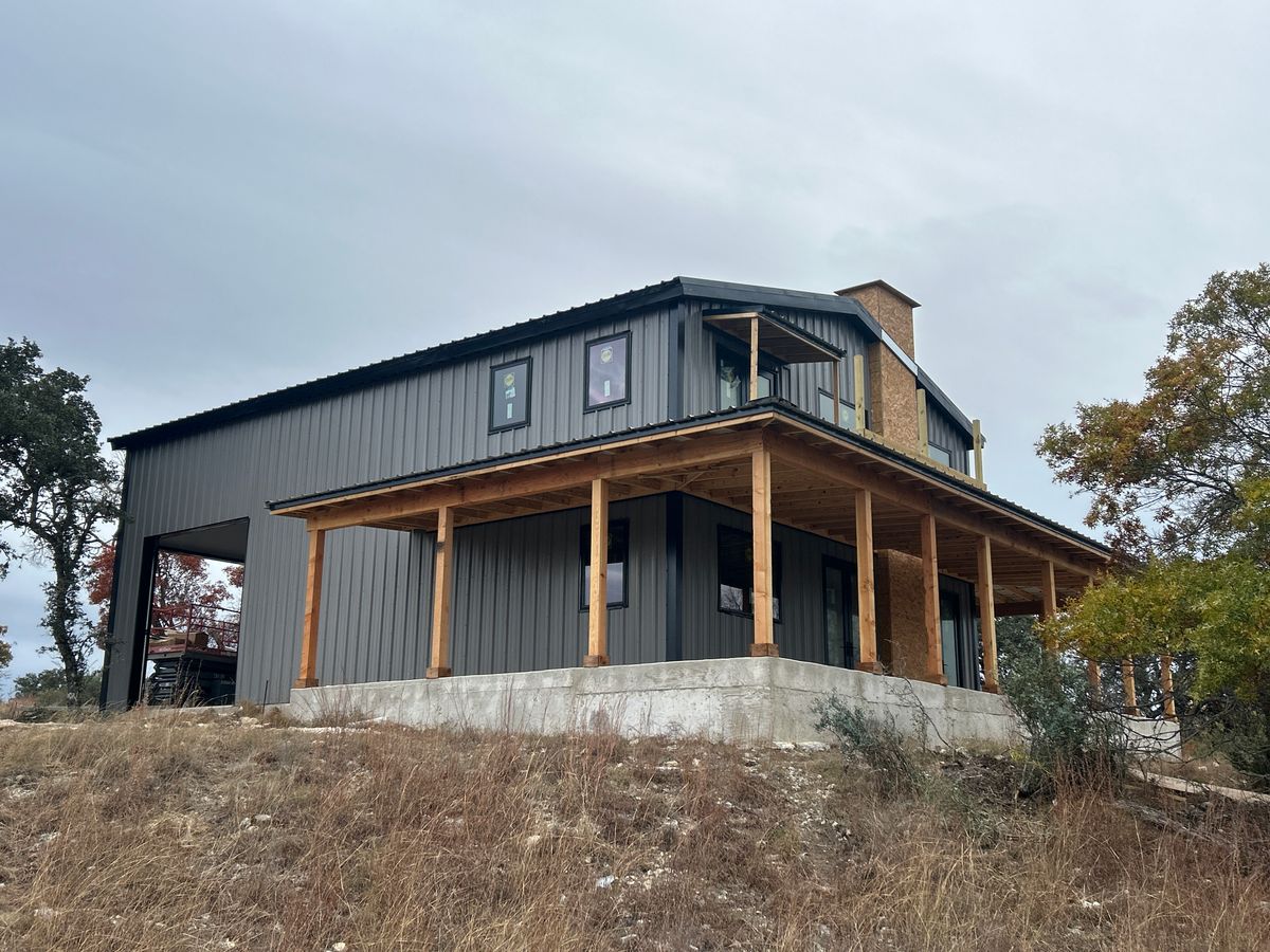 Barndominium Construction for 292 Construction LLC in Gonzales County, TX