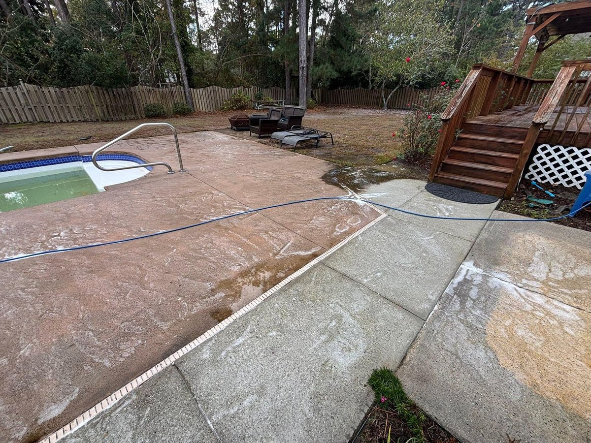 Deck & Patio Cleaning for Living Stream Pressure Washing in Wilmington, NC