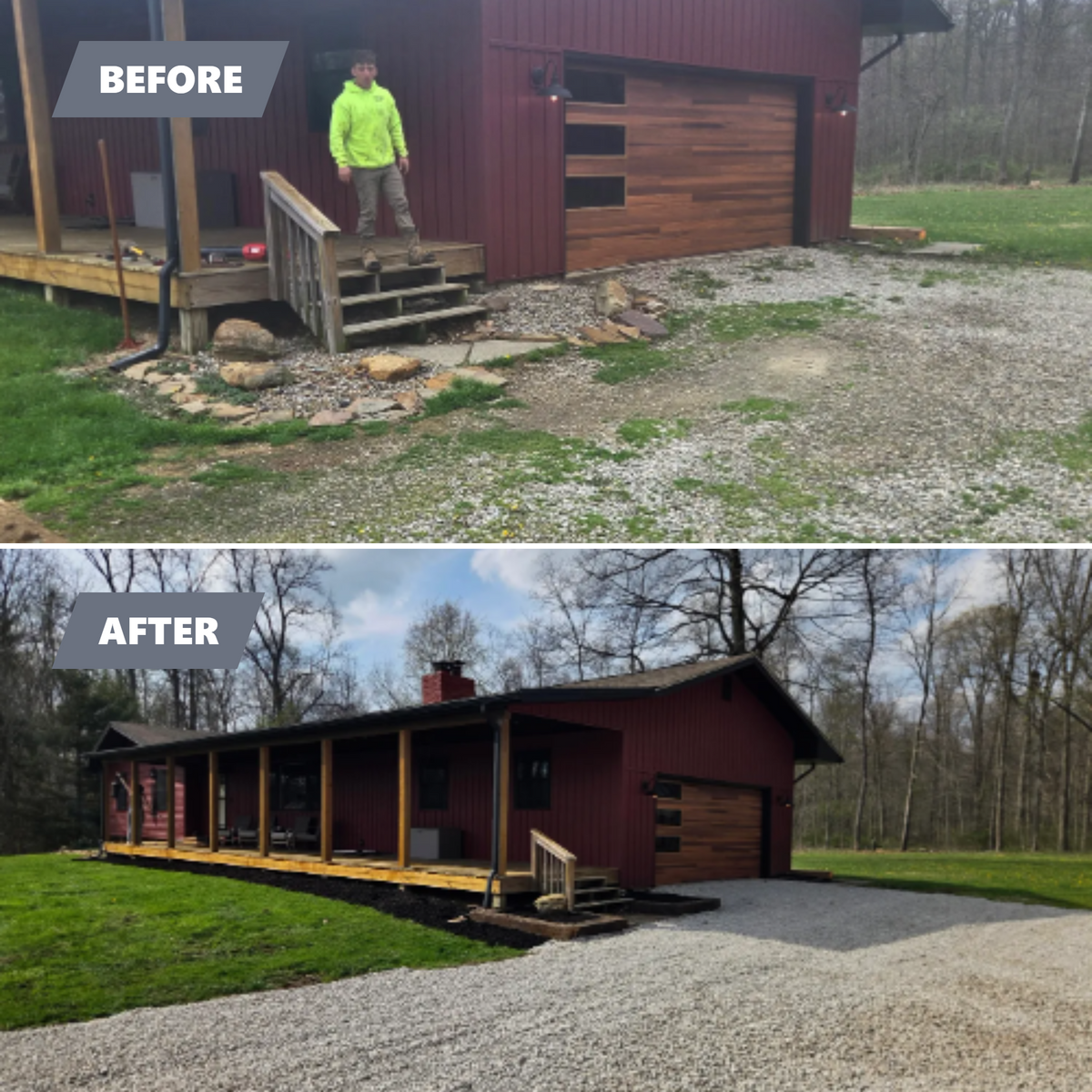 Complete Driveway Restoration for Bollinger Fence And Property Management in Johnstown, OH