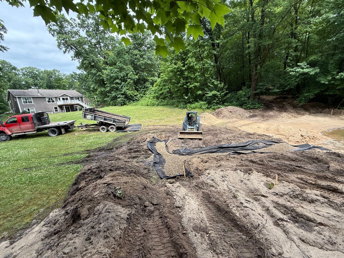 Leveling for Palmer Property Services in Middleville, MI