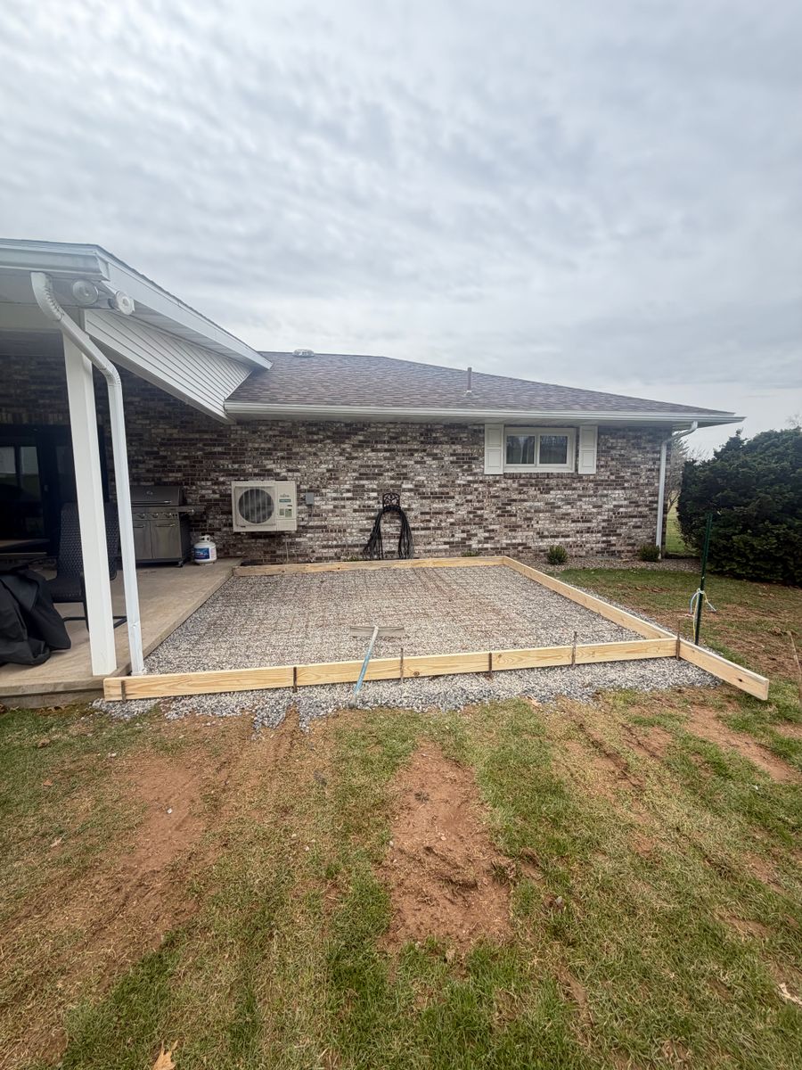 Concrete Slab Construction for Tri County Enterprises in Danville, PA