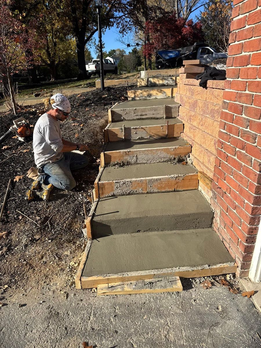 Stair Design & Installation for Moat Concrete Construction in Westminster,  MD
