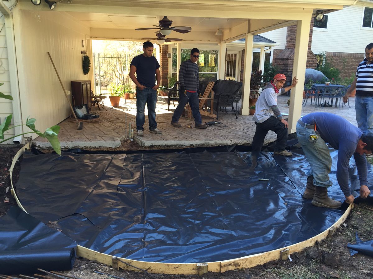 Pool Remodels for Texas Curb N Borders in Houston, TX