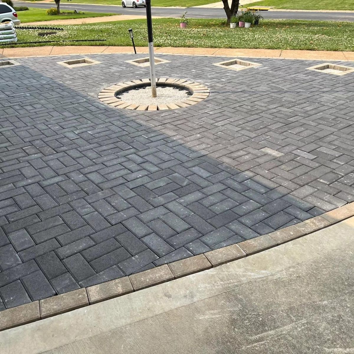 Landscape Installation for VQ Land & Stone in St. Louis, MO