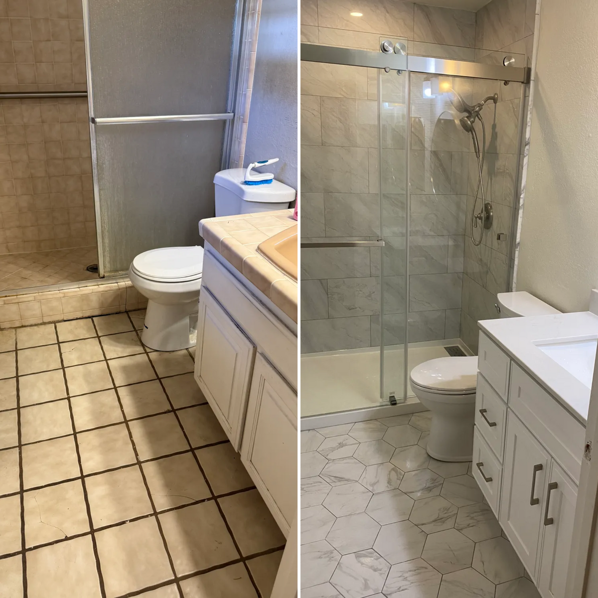 Bathroom Renovation for Estevez Construction in Oakley, CA