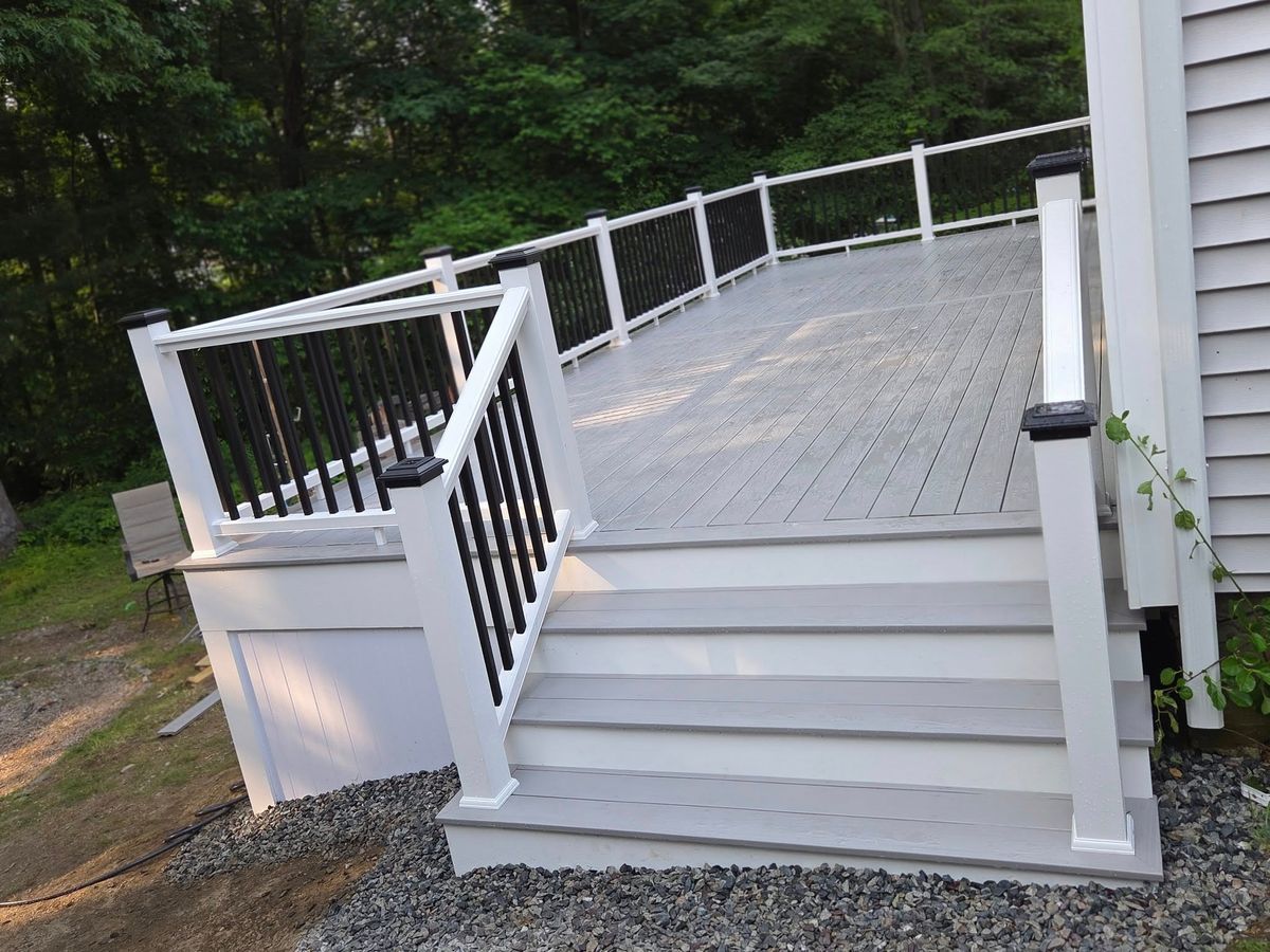 Deck Construction for Tuplin and Sons  in Braintree, MA