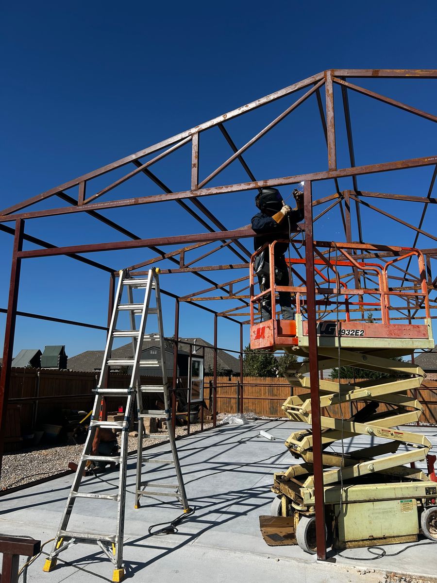 Oklahoma Residential Steel Buildings ( shops, Barndominiums, add-ons) for A-N-H Construction LLC in Oklahoma City, OK