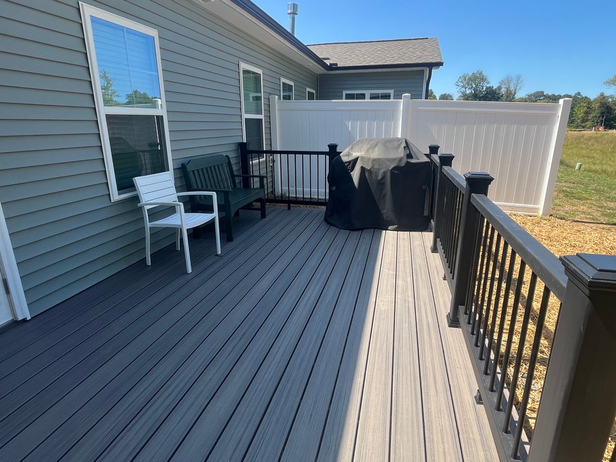 Porch Builds for Hughes Builders LLC in Greensboro, NC