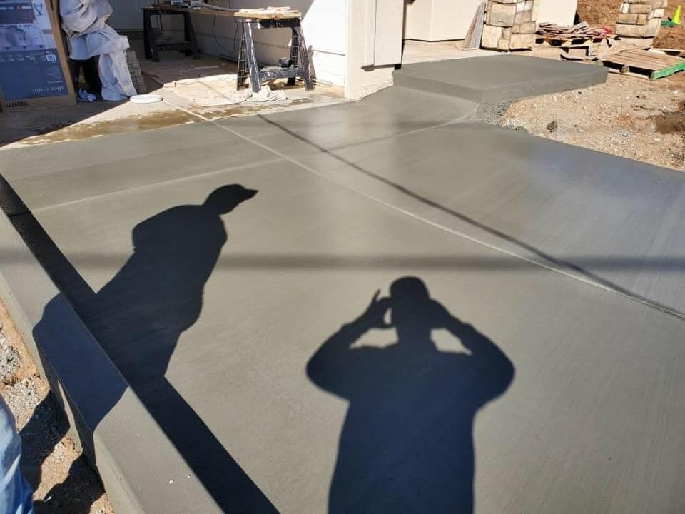 Concrete Driveway Installation for RGZ Contracting in Prescott Valley, AZ