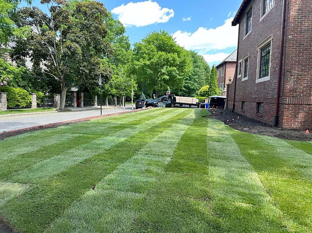 Sod Installation for J&R Visual Landscaping Inc in Haverhill, MA