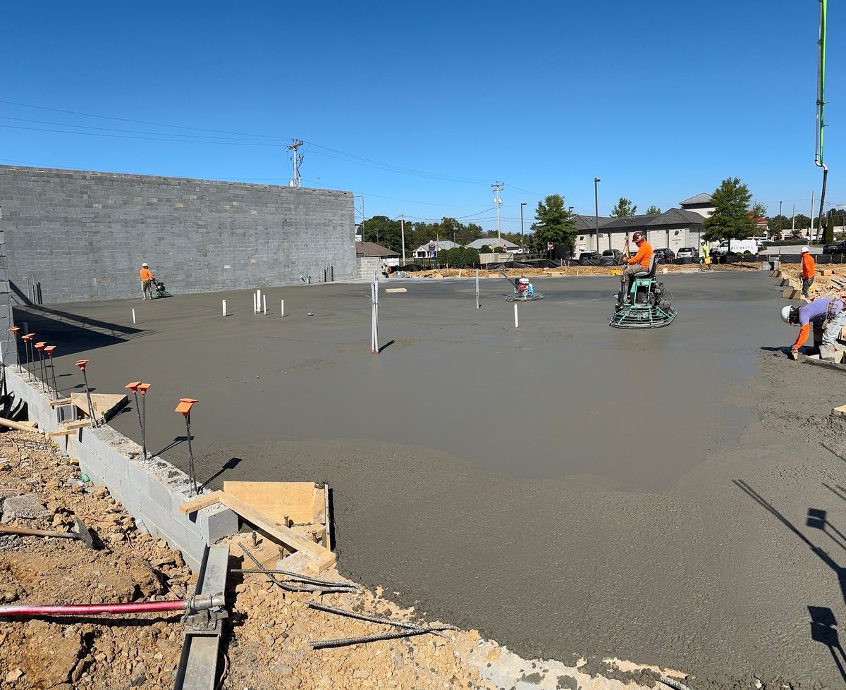 Slab foundations for Arsa Contracting LLC in Dallas, GA