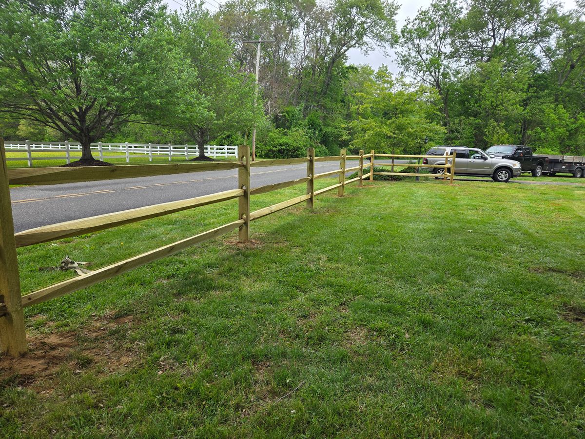 Fence Installation for Marino's Landscaping in Pennsville, NJ