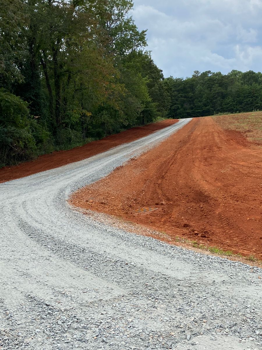 Driveway Construction for J&G LandWorx LLC in Rutherfordton, NC