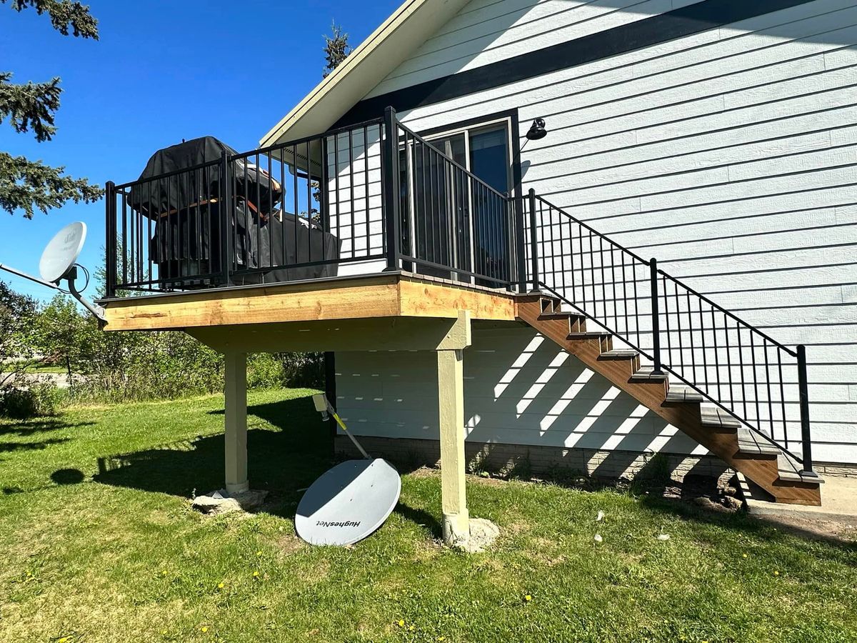 Deck & Patio Installation for Next Level Exteriors LLC in Columbia Falls, MT