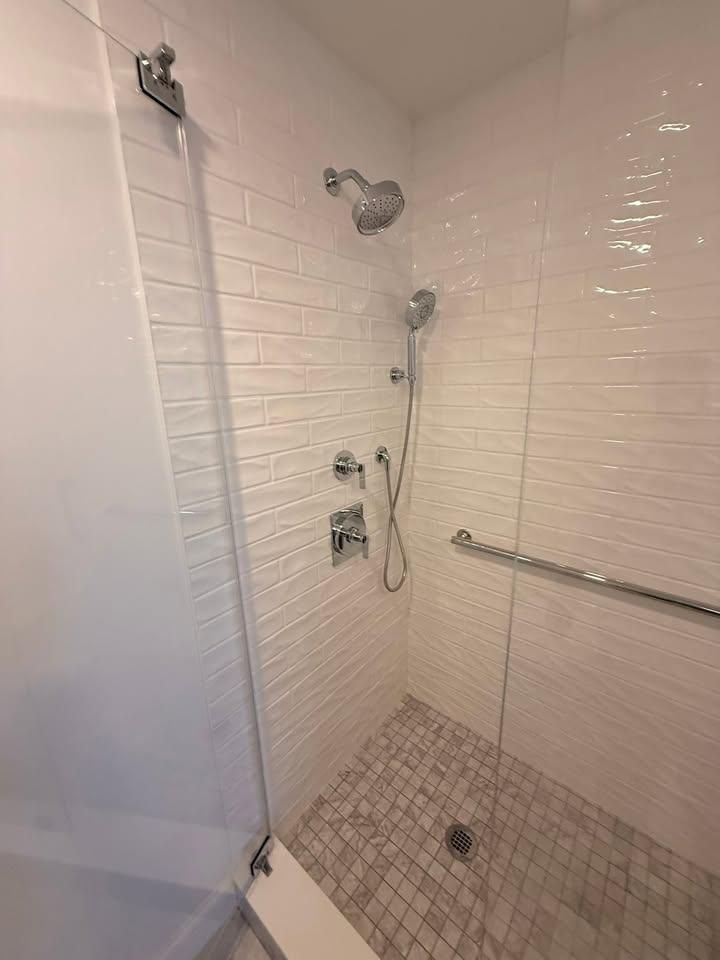 Bathroom renovations for Bassett Construction in Groveland, MA