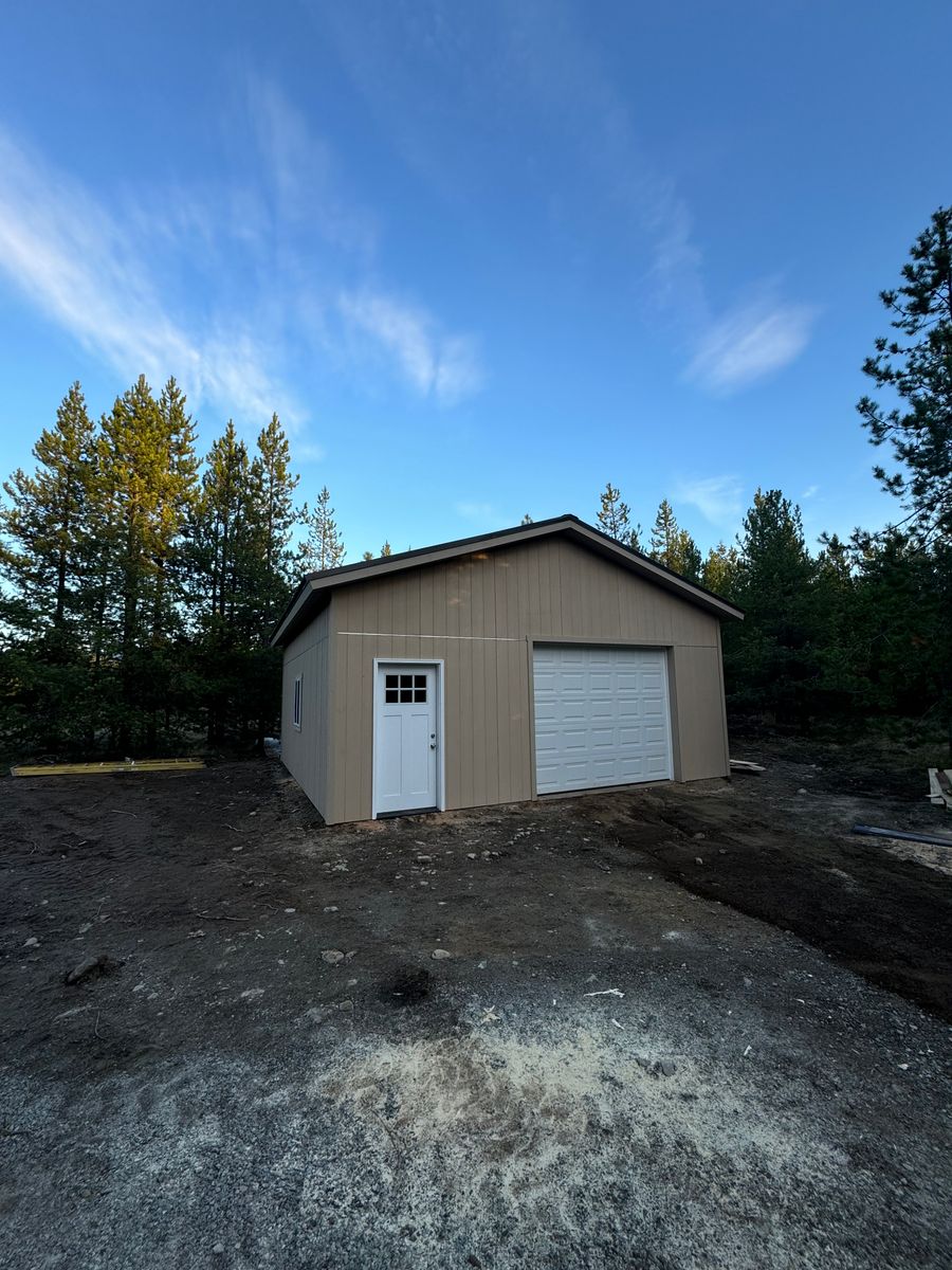 Gable Style Shed for Rocky Mountain Shed Builders in Whitefish, MT