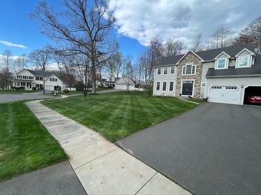 Full Landscape Redesign for Blades of Glory LLC in Cheshire, CT