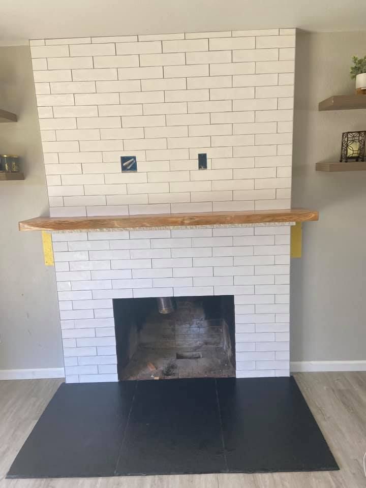 Fireplace for Love's Custom Tile in Sequim, WA