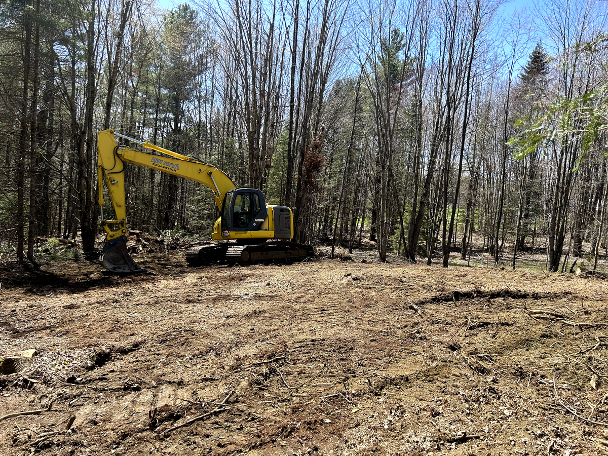 Land Clearing & Demolition for Andy Naylor Excavation in Johnson, VT
