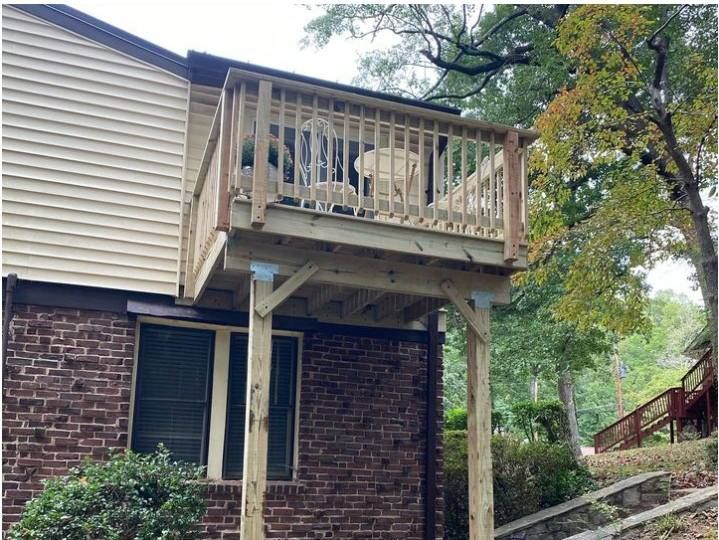 Deck Construction for All Out Construction in Atlanta, GA