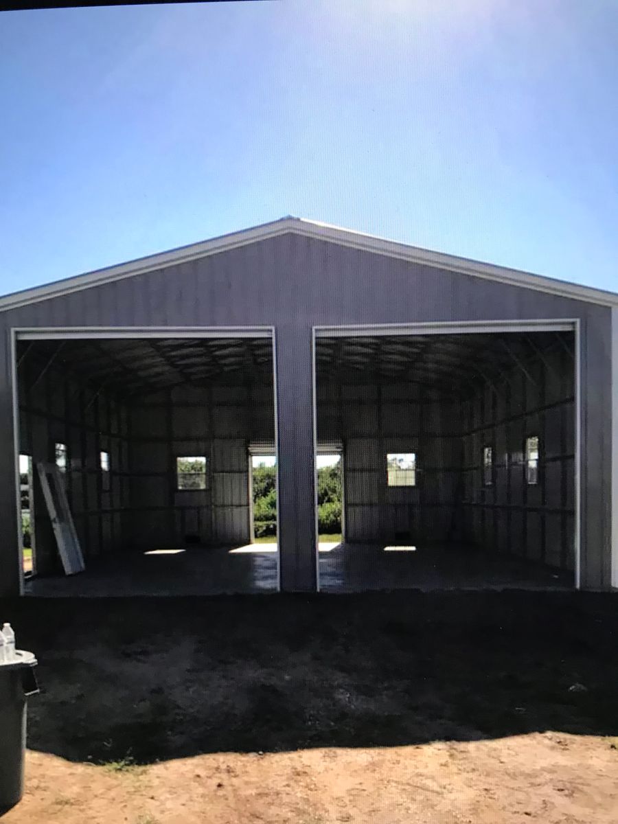 House Framing for Elite Custom Metal Structures in Belmont, MS