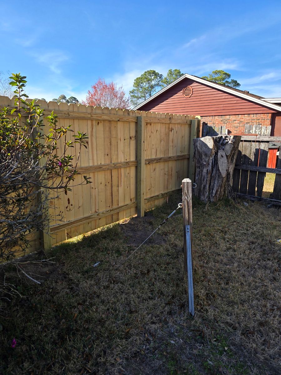 Fence Installation for Phillips Fencing Solutions in Pensacola, FL