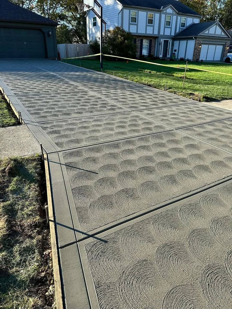Concrete Driveway Installation for Creative Remodeling & Plus in Lilburn, GA