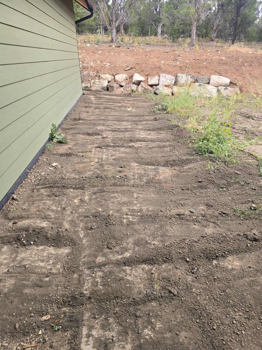 Landscaping for LRS: Landscape, Rescue, Snow in Silt, CO