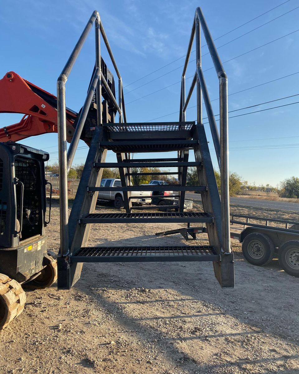 Metal Structure for Beaty Construction in Tioga, TX