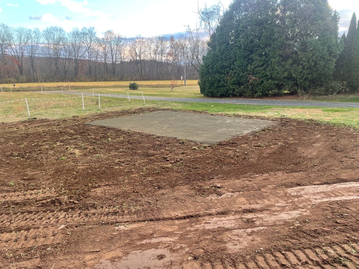 Site Work for Lennon Land Management in Suffield, CT