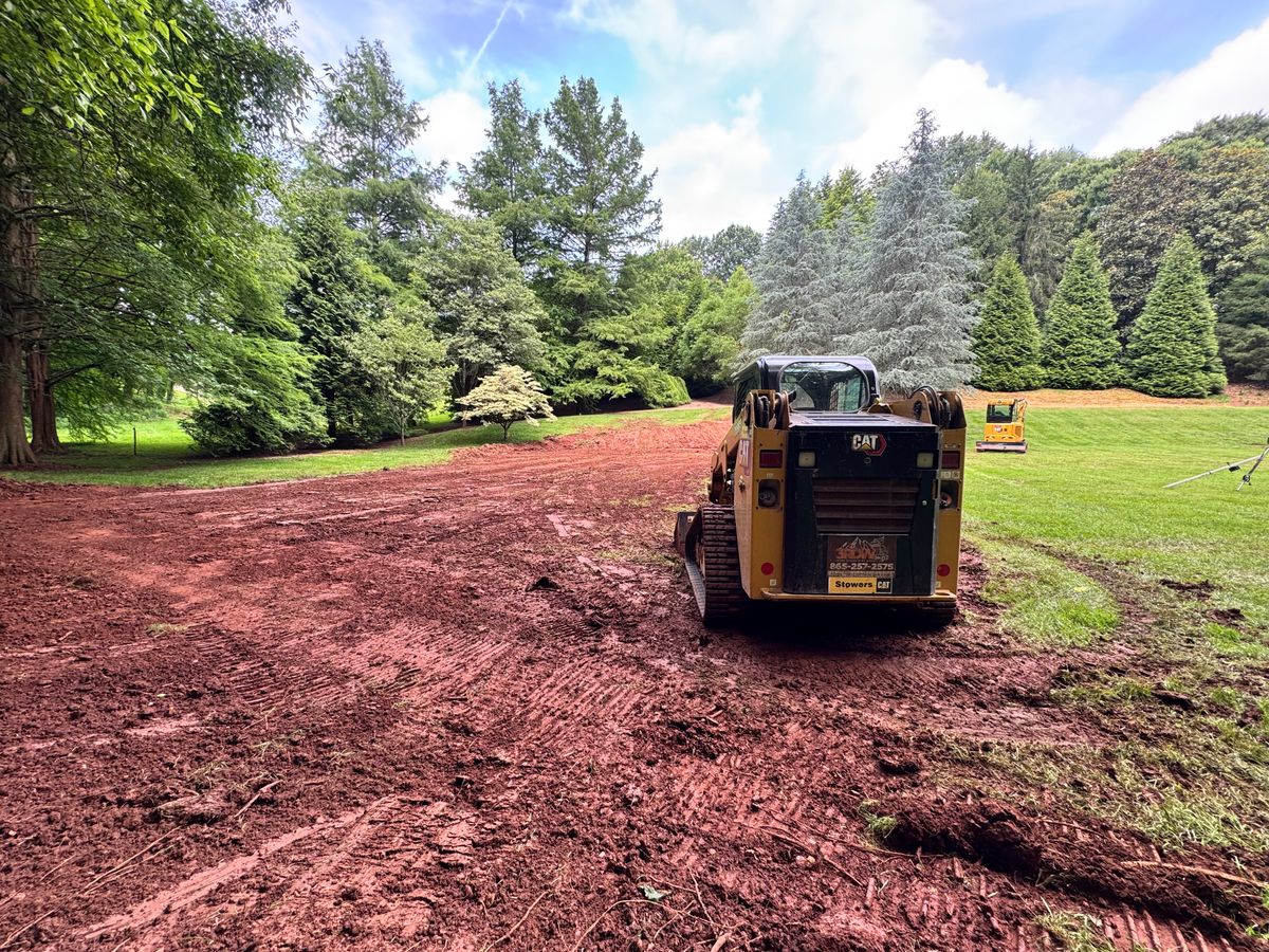 Property Grading for Three Rivers Dirt Works LLC in Knoxville, TN