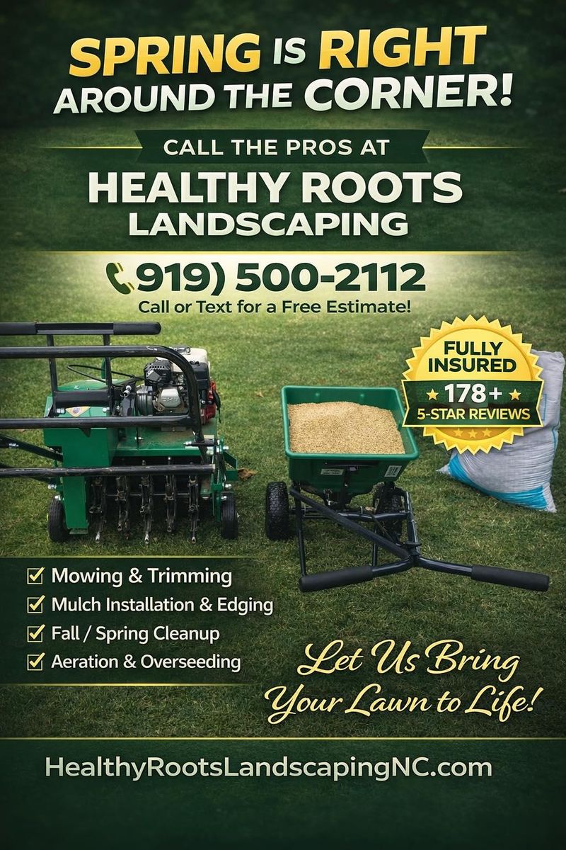 Mulch Installation for Healthy Roots Landscaping in Apex, NC