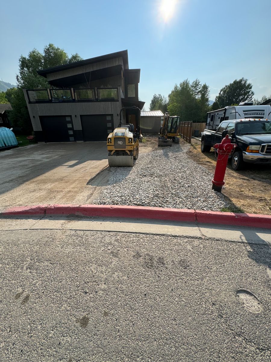 Driveway & Road Construction for Hansen Earth Works in Jackson, WY