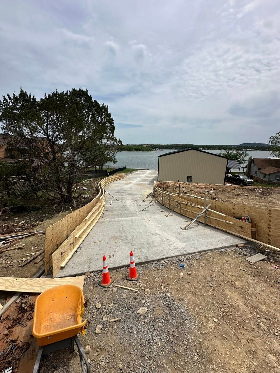 Sidewalk Installation for Ramos Concrete & Construction LLC in Graham, TX