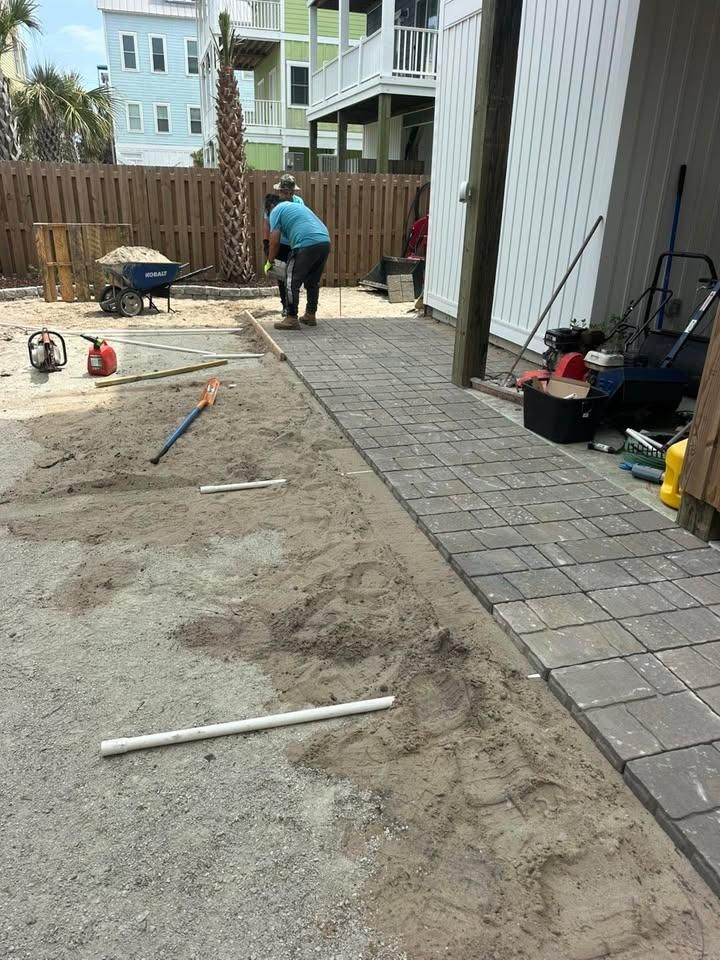 Hardscaping for Carolina Odd Jobs Inc. in Sneads Ferry, NC