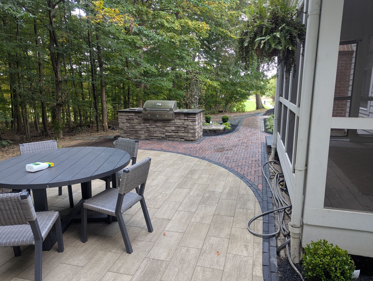 Patio Design & Construction for Double D Landscape Services in Columbus ,  OH