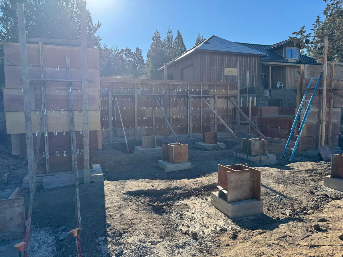 Excavation for TJR Concrete and Construction in Bend, OR