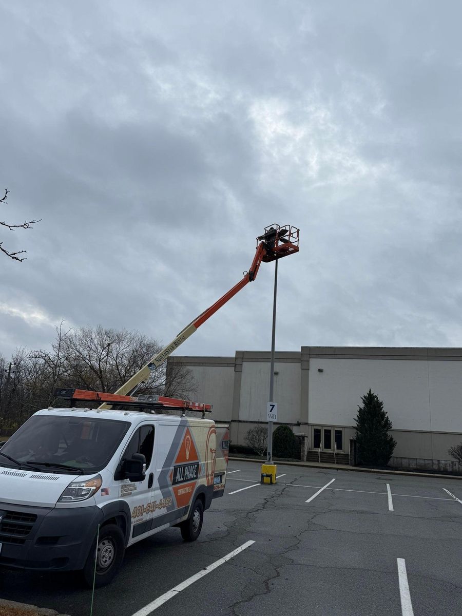 Lighting Installation and Repairs Upgrades  for All Phase Contracting in Chepachet, RI
