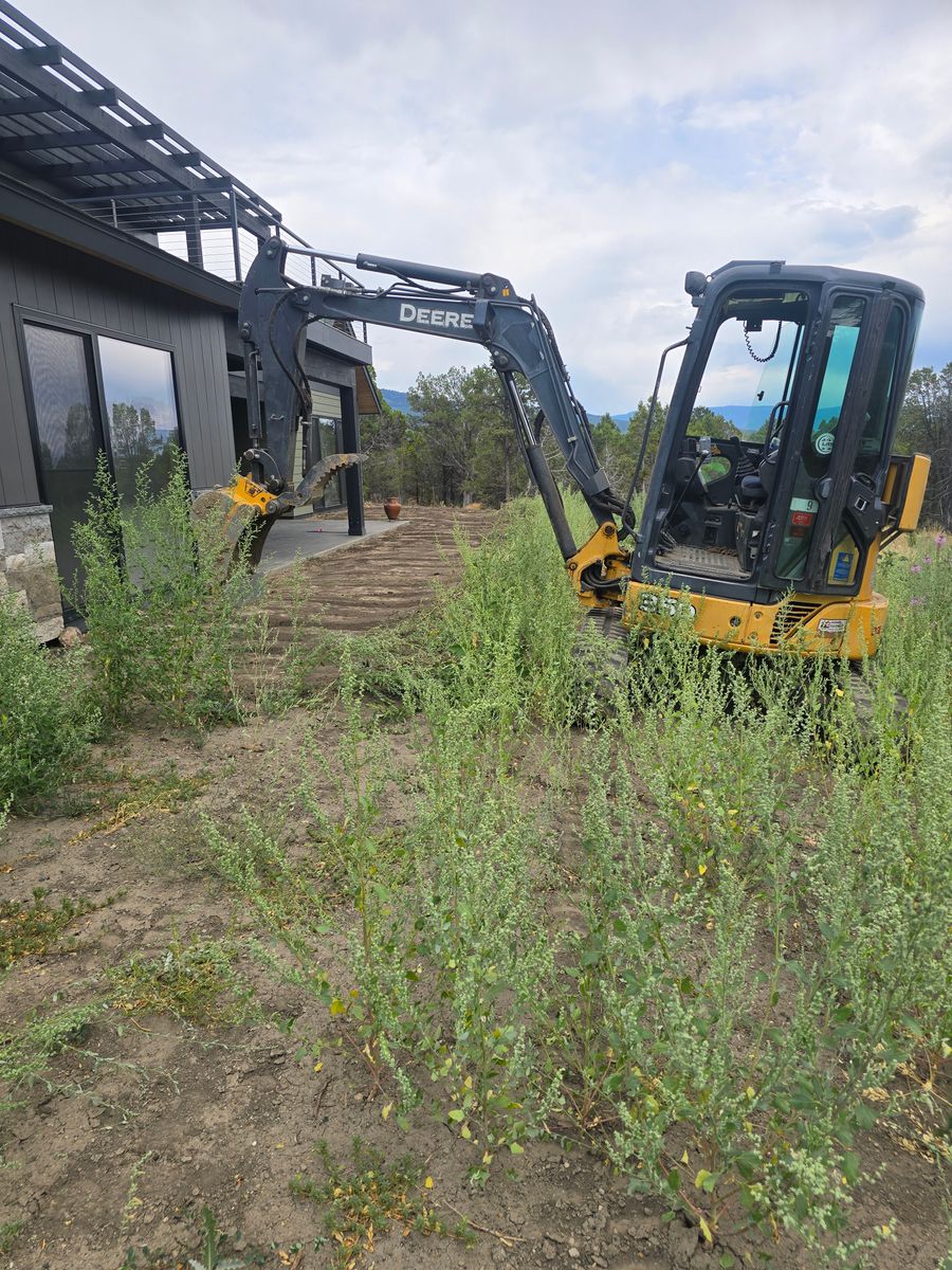 Landscaping for LRS: Landscape, Rescue, Snow in Silt, CO