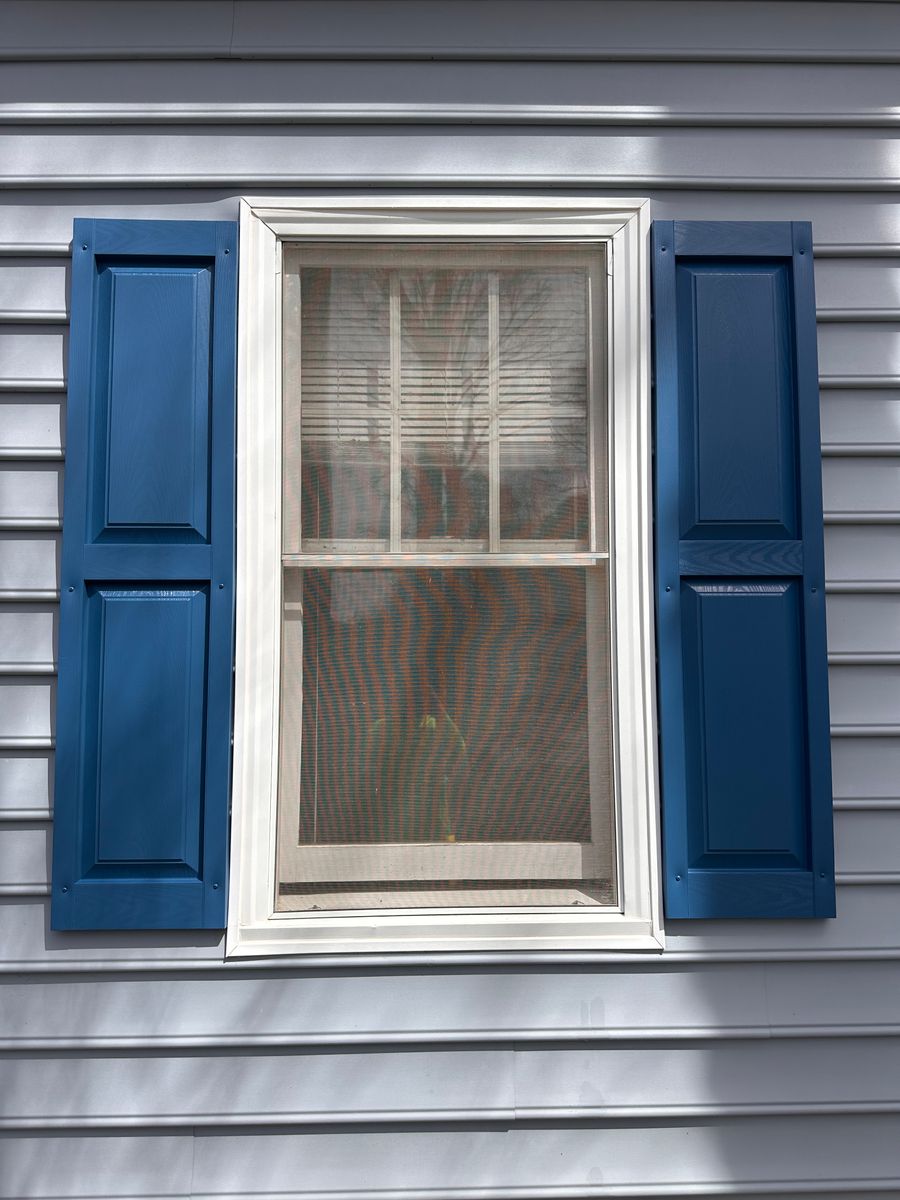 Shutter Painting for LeafTide Solutions in Richmond, VA
