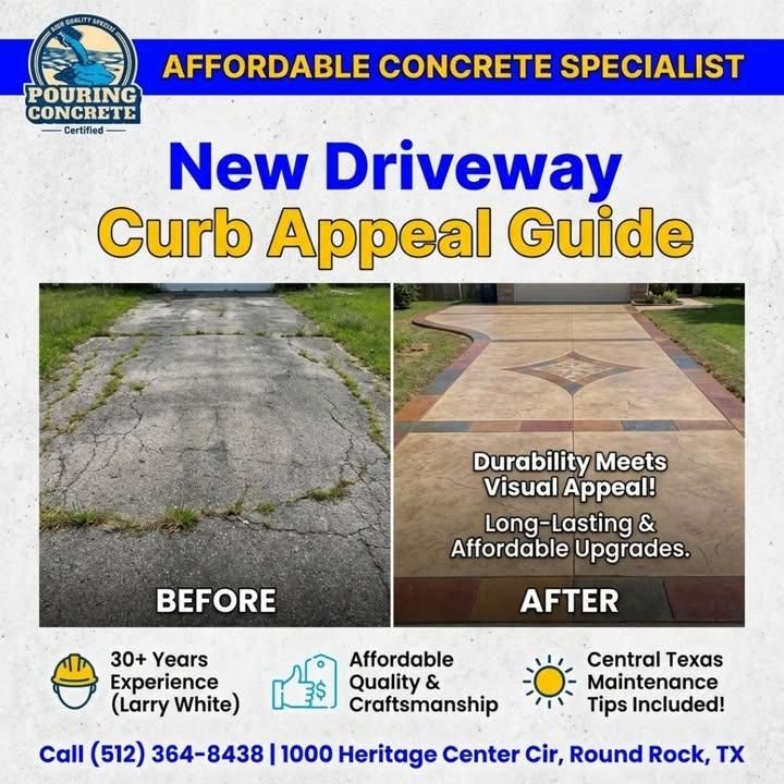 Driveway Construction for Affordable Concrete Specialist in Round Rock, TX