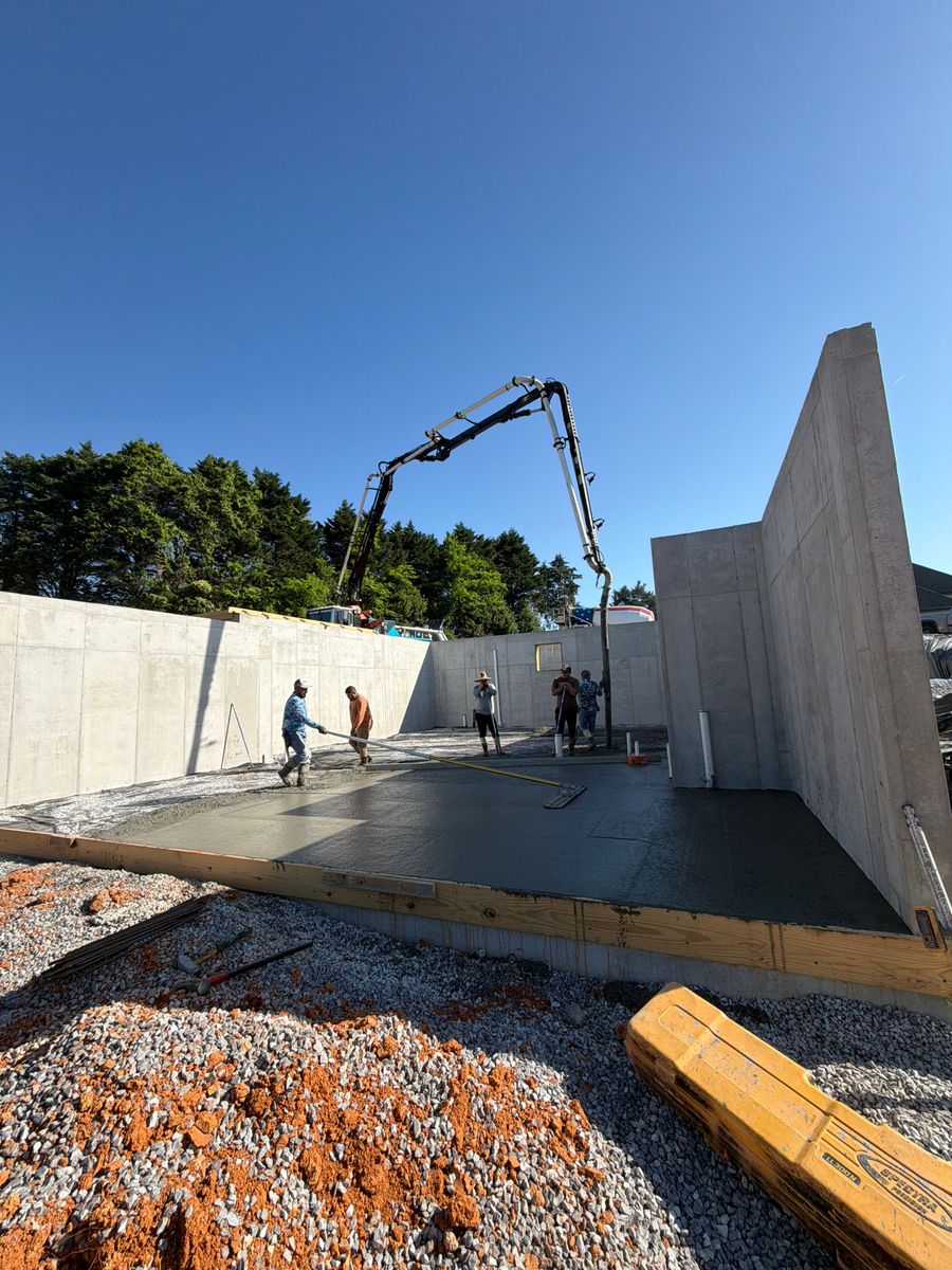 Boom Pumping for Williams Concrete Pumping in Knoxville, Tennessee
