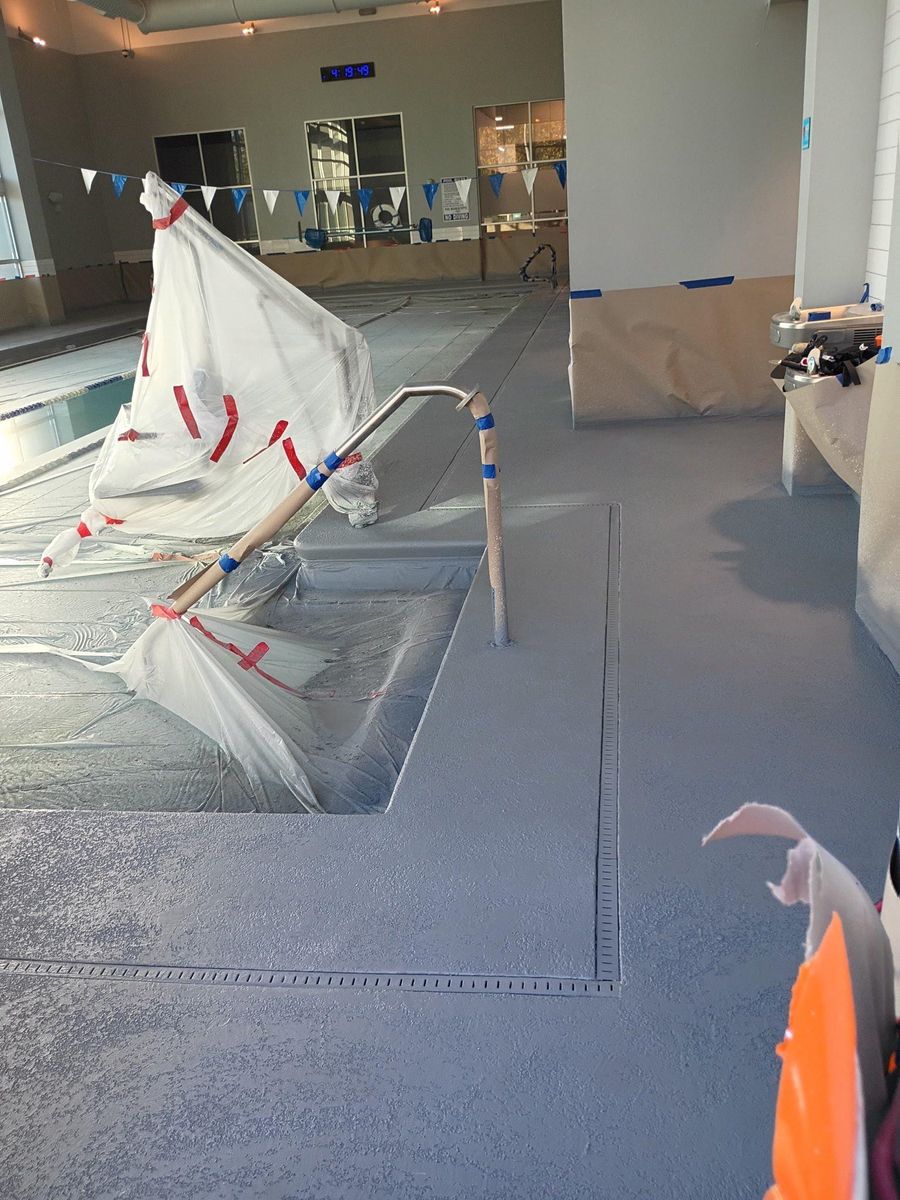 Pool Deck Paving for Azteca Pool Construction LLC in Houston, TX