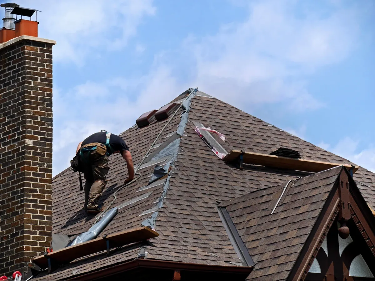 Residential roofing repair for Certified Roofing Solutions Inc. in Marietta, GA